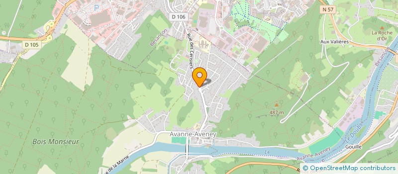 localisation de l'entreprise SCI RESIDENCE DU GOLF 1  AVANNE-AVENEY