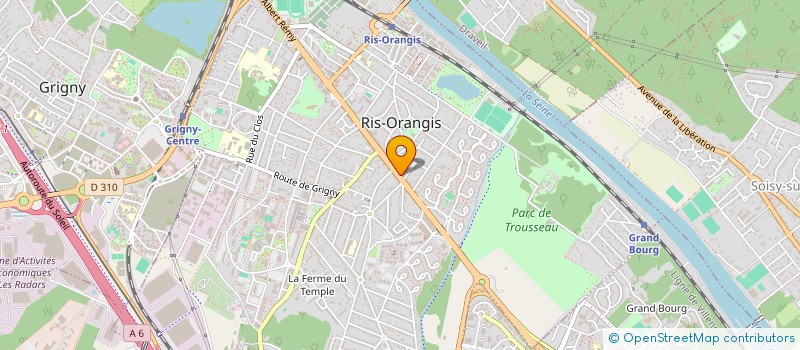 localisation de l'entreprise SCI RESIDENCE DU GRAND HOTEL à RIS-ORANGIS