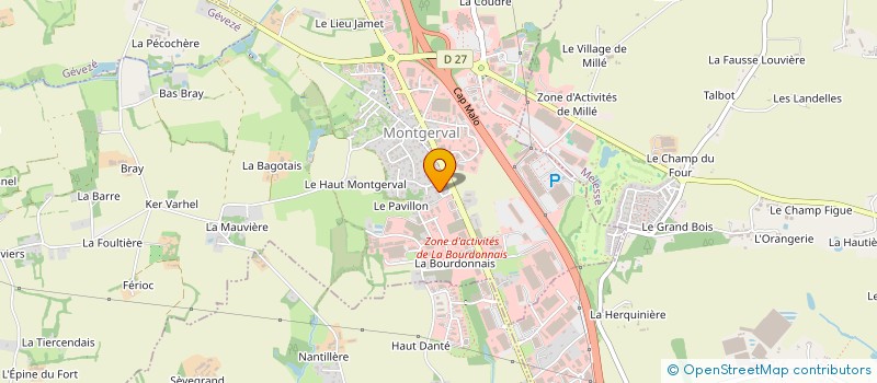 localisation de l'entreprise SCI RESIDENCE DU MOULIN  LA MEZIERE