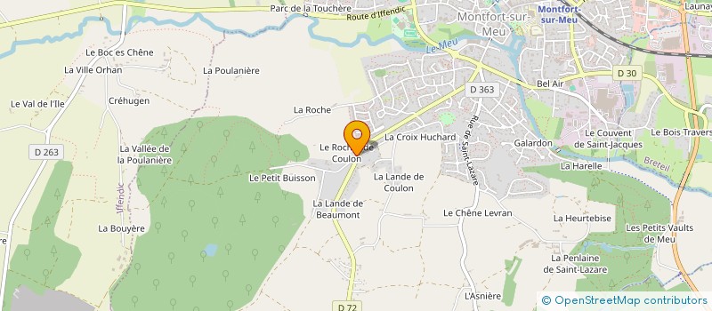 localisation de l'entreprise SCI RESIDENCE DU MOULIN  MONTFORT-SUR-MEU