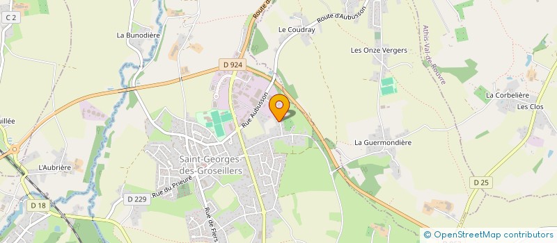 localisation de l'entreprise SCI RESIDENCE DU PARC à SAINT-GEORGES-DES-GROSEILLERS