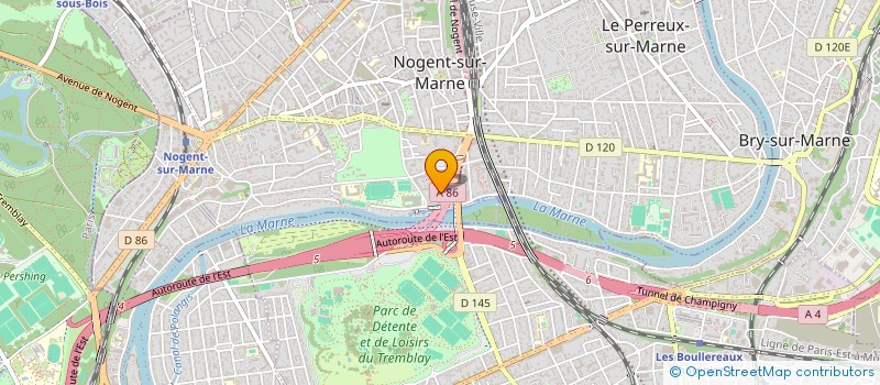 localisation de l'entreprise SCI RESIDENCE DU PORT  NOGENT-SUR-MARNE