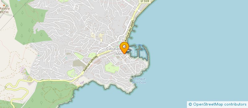 localisation de l'entreprise SCI RESIDENCE DU PORT à CAVALAIRE-SUR-MER