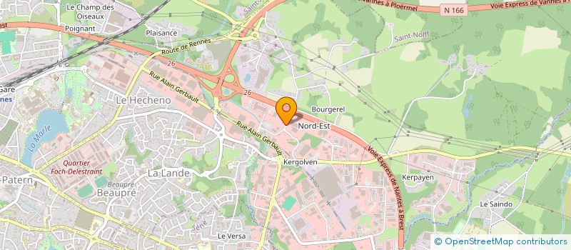 localisation de l'entreprise SCI RESIDENCE DU VERGER à VANNES