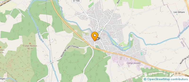 localisation de l'entreprise SCI RESIDENCE DU VIEUX COUVENT  GRANS