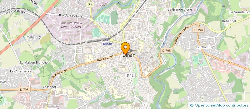 localisation de l'entreprise SCI RESIDENCE DUCLOS à DINAN