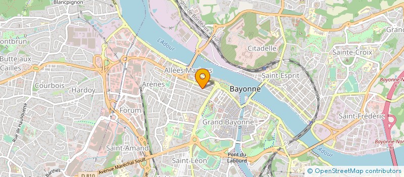 localisation de l'entreprise SCI RESIDENCE EDERRENA à BAYONNE