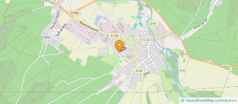 localisation de l'entreprise SCI RESIDENCE ESCLAVY  CHABLIS