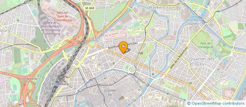 localisation de l'entreprise SCI RESIDENCE HARMONY à STRASBOURG