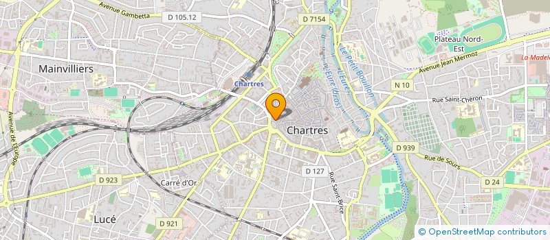 localisation de l'entreprise SCI RESIDENCE - HOTEL DE LA CATHEDRALE à CHARTRES