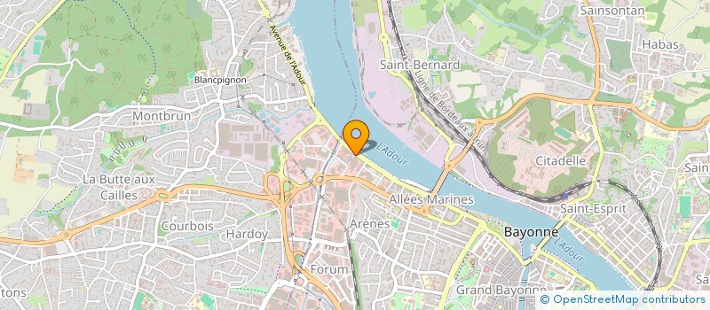 localisation de l'entreprise SCI RESIDENCE JARRY  BAYONNE