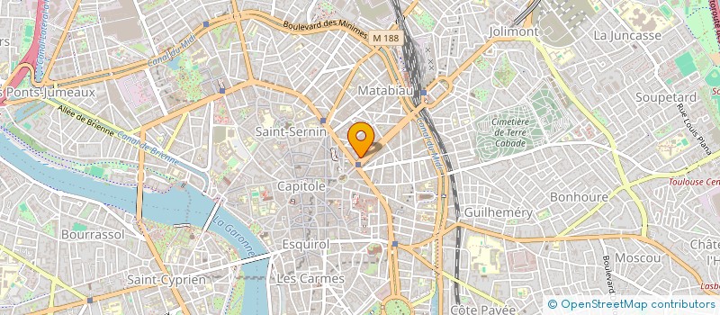 localisation de l'entreprise SCI RESIDENCE JAURES  TOULOUSE