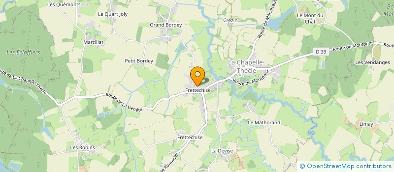 localisation de l'entreprise SCI RESIDENCE JR  LA CHAPELLE-THECLE