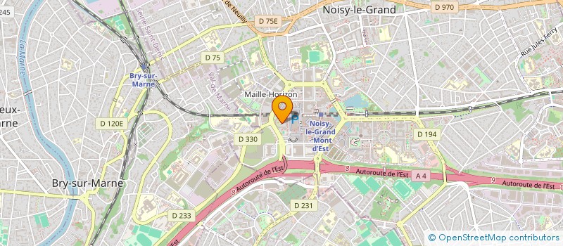localisation de l'entreprise SCI RESIDENCE LA SENTE DU PUITS BELIN  NOISY-LE-GRAND