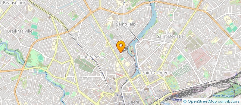 localisation de l'entreprise SCI RESIDENCE LADMIRAULT  NANTES