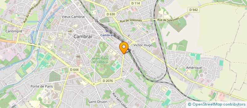 localisation de l'entreprise SCI RESIDENCE LALLIER à CAMBRAI