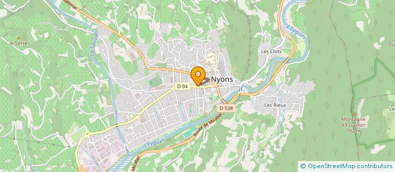 localisation de l'entreprise SCI RESIDENCE LE MERIDIEN  NYONS