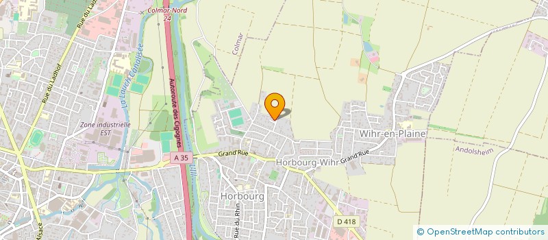 localisation de l'entreprise SCI RESIDENCE LE PATIO  HORBOURG-WIHR