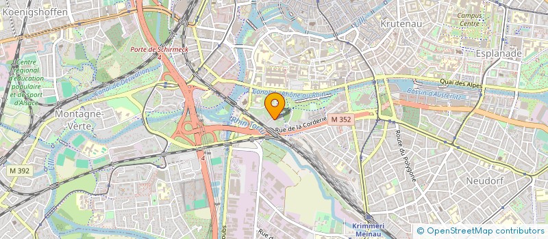 localisation de l'entreprise SCI RESIDENCE LE SEBASTOPOL  STRASBOURG