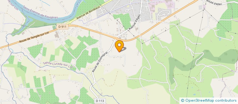 localisation de l'entreprise SCI RESIDENCE LE TERMINUS  SAINTE LIVRADE SUR LOT