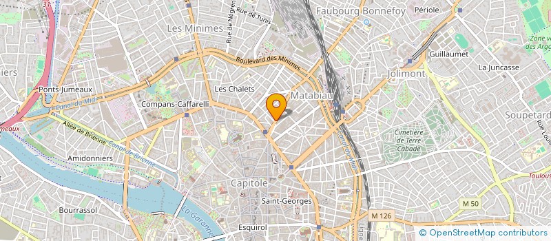 localisation de l'entreprise SCI RESIDENCE LE VIMINAL à TOULOUSE