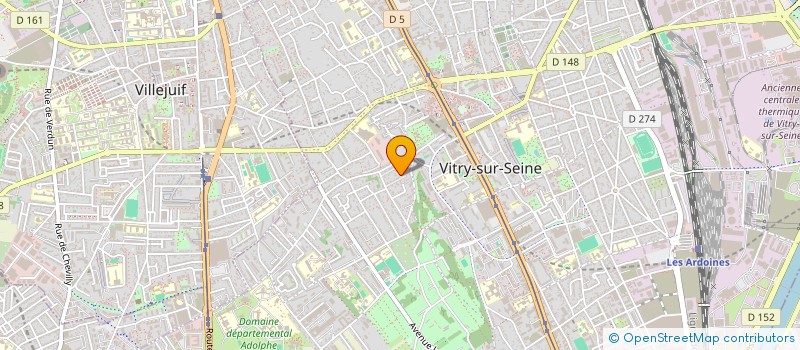 localisation de l'entreprise SCI RESIDENCE LEONARD DE VINCI à VITRY-SUR-SEINE