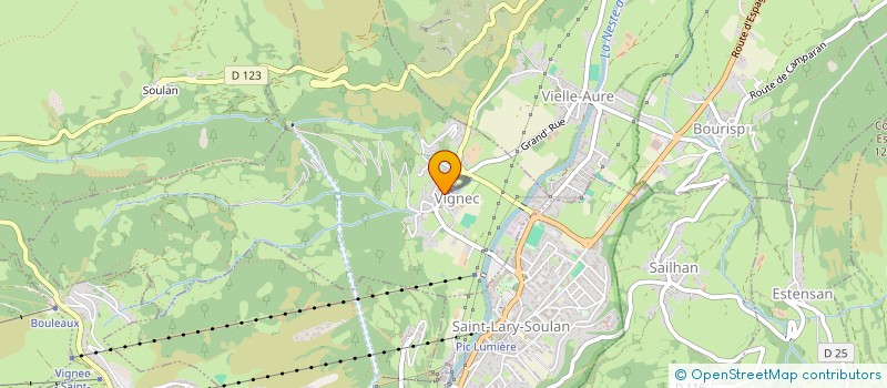 localisation de l'entreprise SCI RESIDENCE LES CAMPANULES à SAINT-LARY-SOULAN