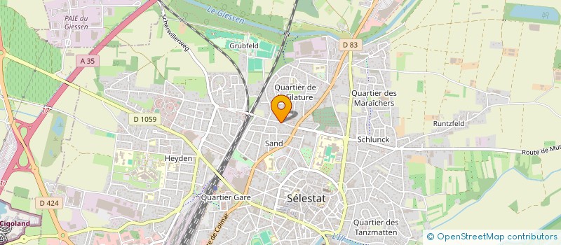 localisation de l'entreprise SCI RESIDENCE LES CHATEAUX à SELESTAT