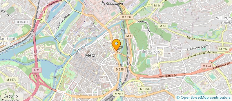 localisation de l'entreprise SCI RESIDENCE LES FLEURS à METZ