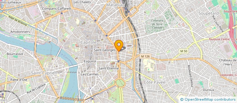 localisation de l'entreprise SCI RESIDENCE LES HORLOGERS à TOULOUSE