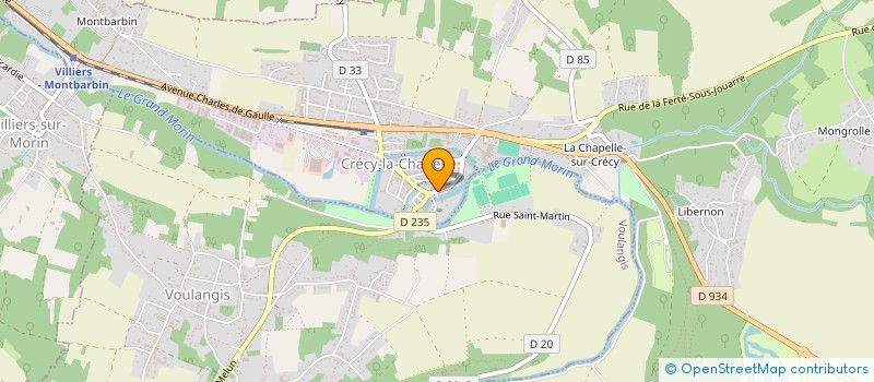 localisation de l'entreprise SCI RESIDENCE LES MINIMES  CRECY-LA-CHAPELLE