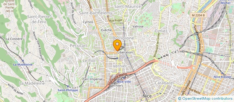 localisation de l'entreprise SCI RESIDENCE LES NOISETIERS à NICE