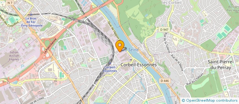 localisation de l'entreprise SCI RESIDENCE LES RIVES DE SEINE à CORBEIL-ESSONNES