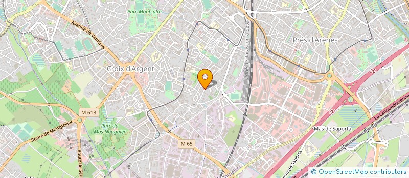localisation de l'entreprise SCI RESIDENCE LES TAMARIS à MONTPELLIER