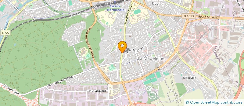 localisation de l'entreprise SCI RESIDENCE LES TANNEURS  EVREUX