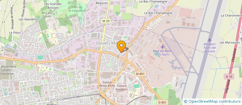 localisation de l'entreprise SCI RESIDENCE LES TILLEULS  TOURS