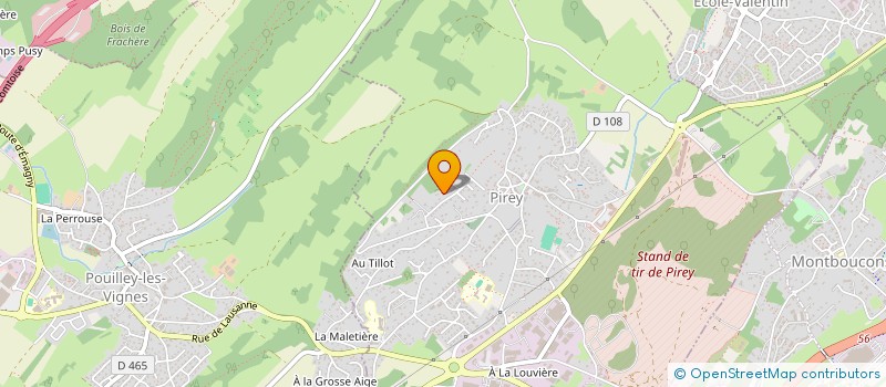 localisation de l'entreprise SCI RESIDENCE LES VIGNERONS  PIREY