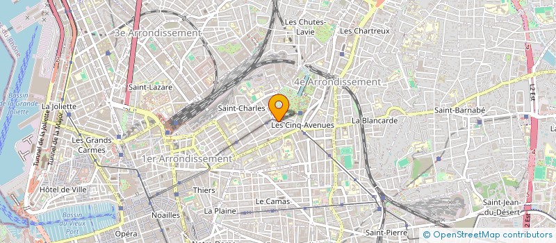 localisation de l'entreprise SCI RESIDENCE LONGCHAMP à MARSEILLE
