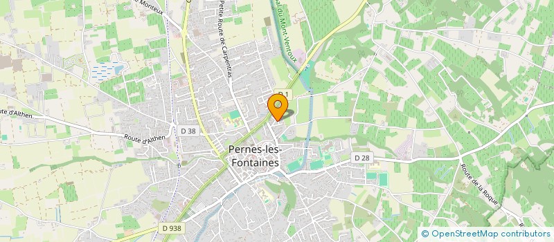 localisation de l'entreprise SCI RESIDENCE MAGALY  PERNES LES FONTAINES