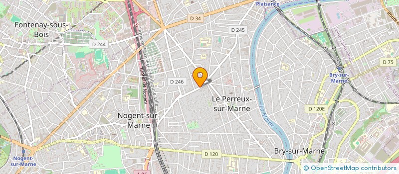 localisation de l'entreprise SCI RESIDENCE MARIE à LE PERREUX-SUR-MARNE