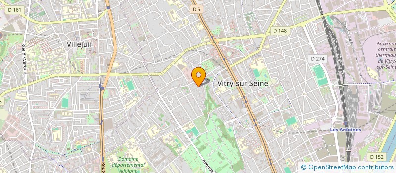 localisation de l'entreprise SCI RESIDENCE MARIE LEGRAY  VITRY-SUR-SEINE