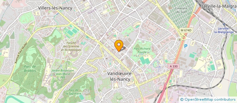 localisation de l'entreprise SCI RESIDENCE MERCURE  VANDUVRE-LES-NANCY