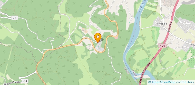 localisation de l'entreprise SCI RESIDENCE MERIGOU  LANZAC