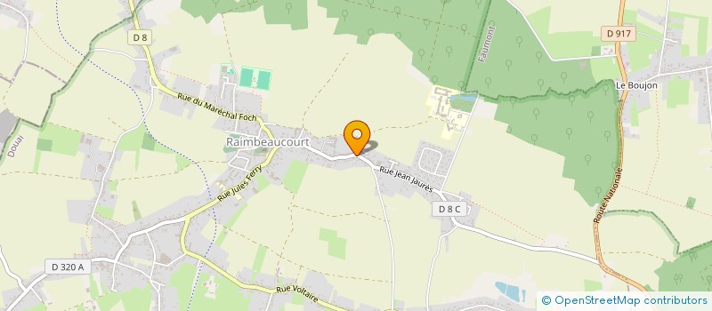 localisation de l'entreprise SCI RESIDENCE MERLIN  RAIMBEAUCOURT