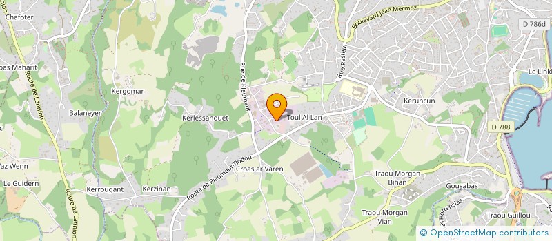 localisation de l'entreprise SCI RESIDENCE MERMOZ  SAINT-QUAY-PERROS