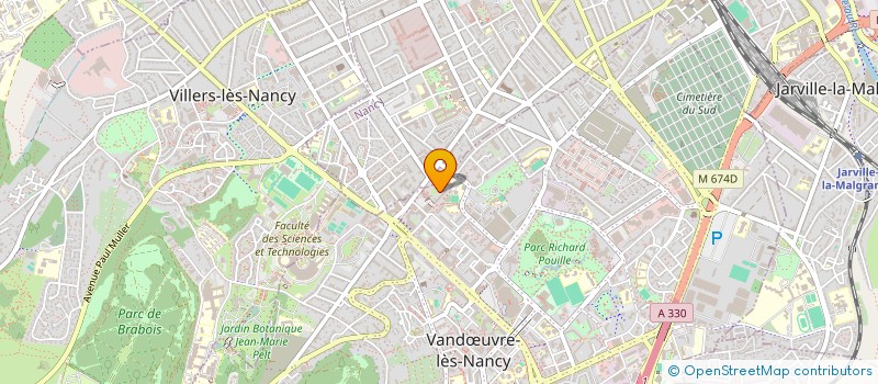 localisation de l'entreprise SCI RESIDENCE MONTET OCTROI  VANDUVRE-LES-NANCY