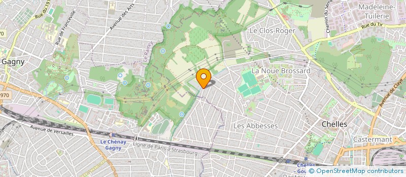 localisation de l'entreprise SCI RESIDENCE MURESAN  CHELLES