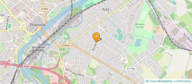 localisation de l'entreprise SCI RESIDENCE PLACE SAINT MARTIN  YUTZ