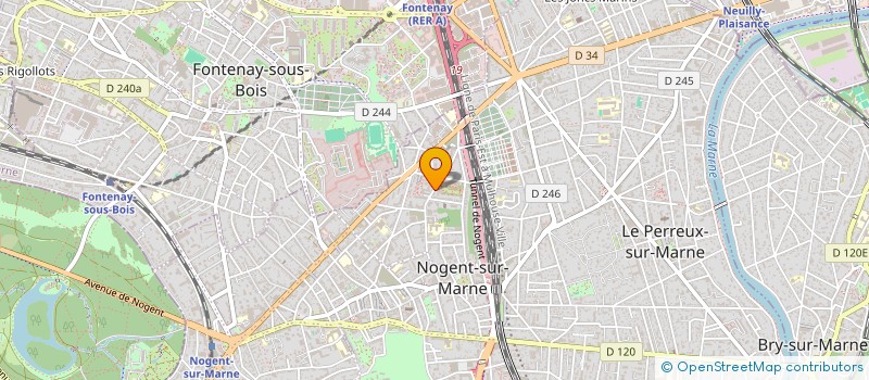 localisation de l'entreprise SCI RESIDENCE PLAISANCE  NOGENT-SUR-MARNE