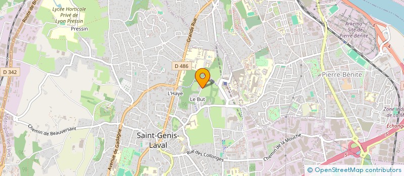 localisation de l'entreprise SCI RESIDENCE R M  SAINT-GENIS-LAVAL